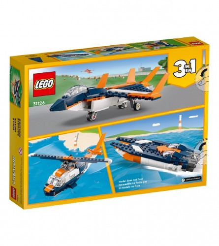 LEGO Igračka supersonični avion 31126