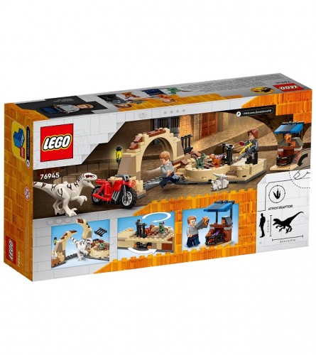 LEGO Igračka Atrociraptor potjera motorom 76945