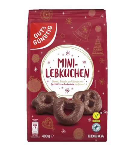 GUT&GUNSTIG Medenjaci mini preliveni čokoladom 400g