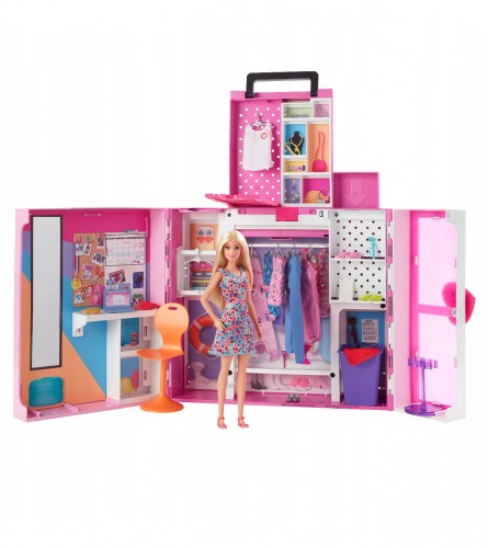 MATTEL Igračka Barbie ormar sa odjećom i dodacima HGX57