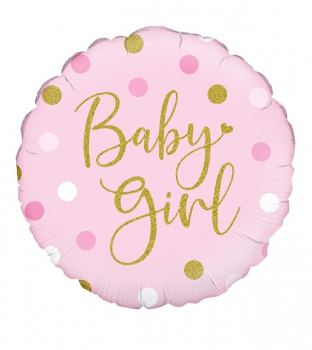 AMSCAN Balon baby girl 55cm pink P32 3972501