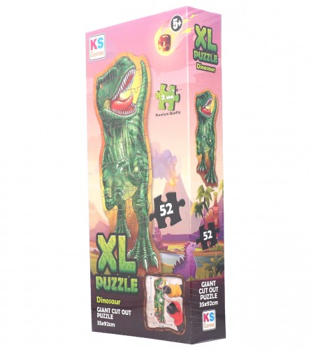 KS GAMES Igračka puzzle Dinosaurus XS 28615 52 komada