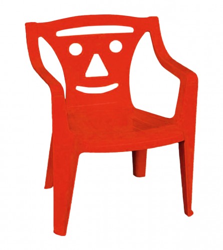 ARETA Stolica dječija BIMBO 39x54x37cm PVC crvena