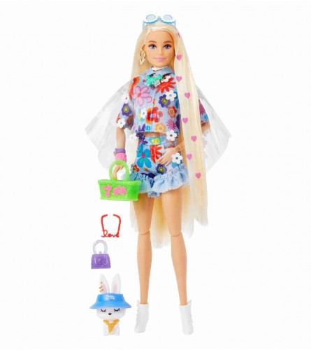 MATTEL Igračka Barbie u cvijetnoj odjeći HDJ45
