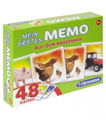 CLEMENTONI Igračka memori karte Farma 96314-8 48 karti