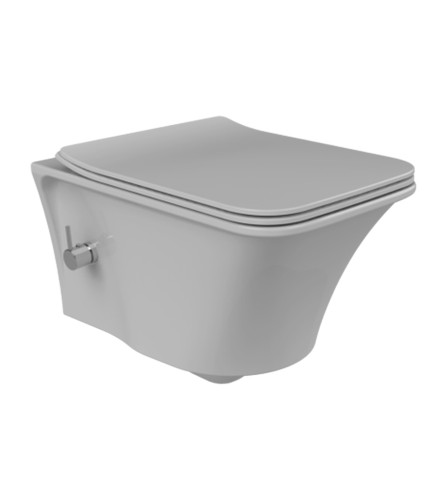 TURKUAZ WC školjka viseća Ibiza rimless Siva Mat 01890A-D-97 sa bide funkcijom topla/hladna