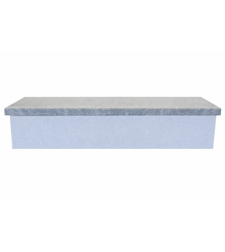 MASTER Čelo gazi&scaron;ta 120x15x2cm bru&scaron;eno Blue Stone