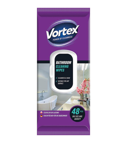 VORTEX Maramice vlažne za čišćenje kupatila 48/1 518044