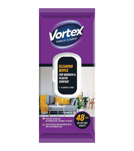 VORTEX Maramice vlažne za čišćenje drvenih i plastičnih površina 48/1