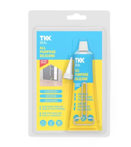 TKK Silikon sanitarni za sve površine SEAL transparent 60ml