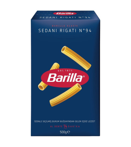 BARILLA Tjestenina Sedani Rigati 500g