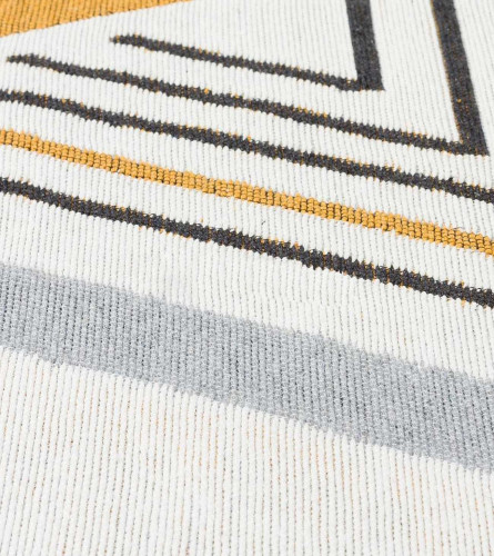 MASTER Tepih ARYA KILIM 0159 120x180cm žuta/siva