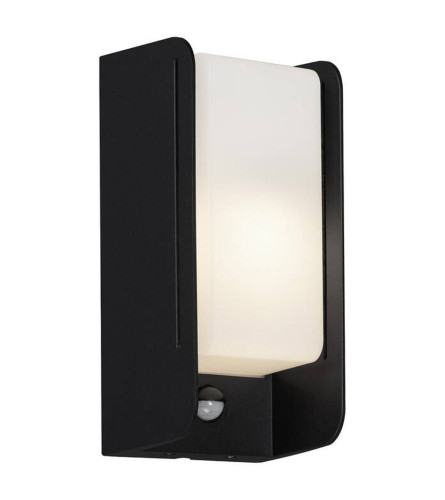 BRILONER Lampa LED zidna sa senzorom E27 3017-015 crna