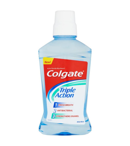 COLGATE Voda za ispiranje usta Tripl Action 500ml