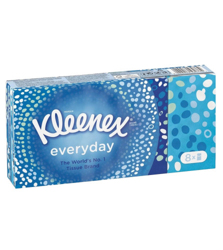 KLEENEX Maramice papirne troslojne 8x9 komada