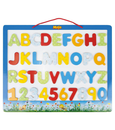 LENA Igračka tabla magnetna slova i brojevi 43,5 x 1 x 35 cm 339821