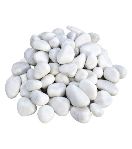 BOSSIN Kamen Oblutak 30-60mm 25kg bijeli