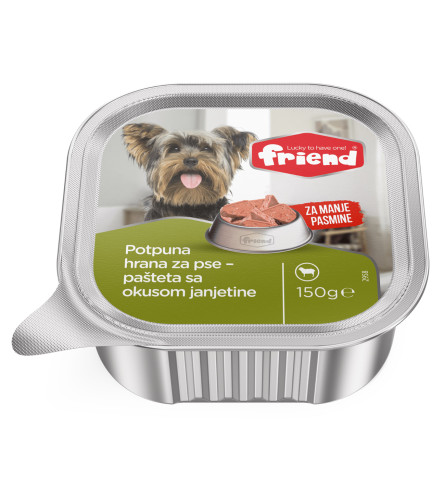 FRIEND Pašteta za pse sa okusom janjetine 150g