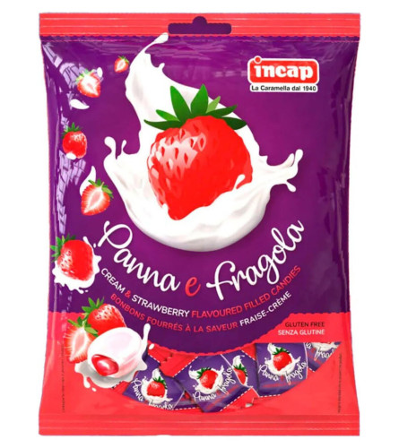 INCAP Bombone Panna e Fragola 200g