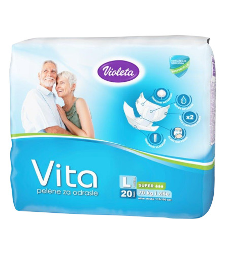 VIOLETA Pelene za odrasle Vita 20 L