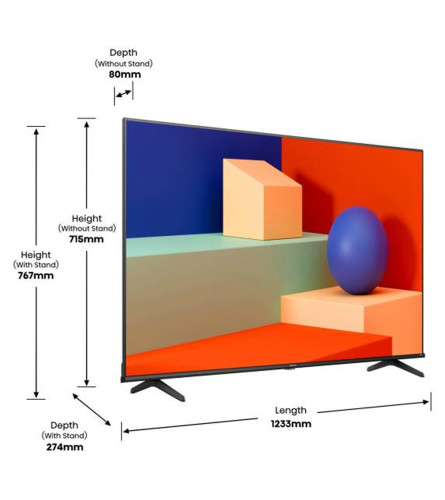 HISENSE TV LED UHD 55A6K