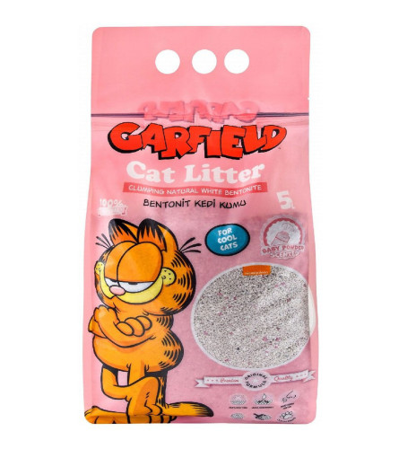 HOBBY Pijesak za mačke Baby Powder 5l Garfield