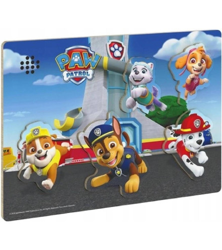 MASTER Puzzle drvene sa zvukom PAW PATROL SPIN MASTER 406261