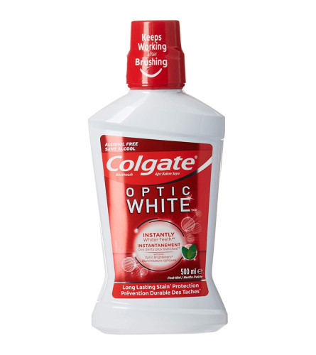 COLGATE Vodica za usta Optic White 500ml