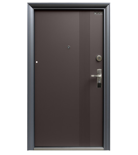 MASTER Vrata metalna-L-QSD-878 205x96x7cmx smeđa