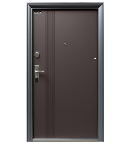 MASTER Vrata metalna-D-QSD-878 205x96x7cmx smeđa