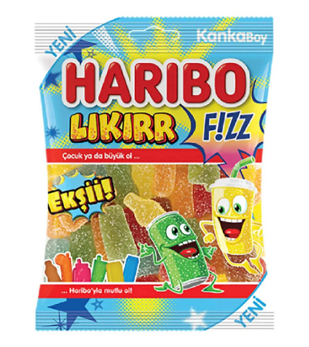 HARIBO Bombone gumene Fizz Likirr 80g