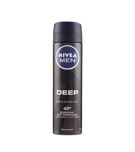 NIVEA Dezodorans muški Deep Black carbon 150ml