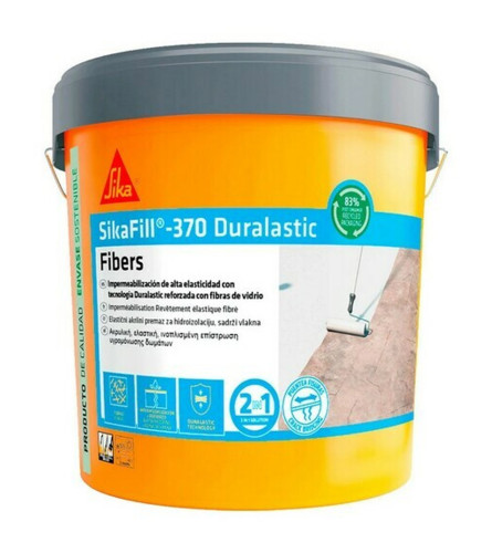 SIKA Premaz elastični SIKAFILL -370 FIBERS 1kg sivi
