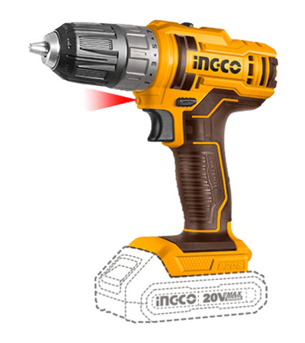 INGCO TOOLS Bušilica Aku 20V s punjačem CDLI200518