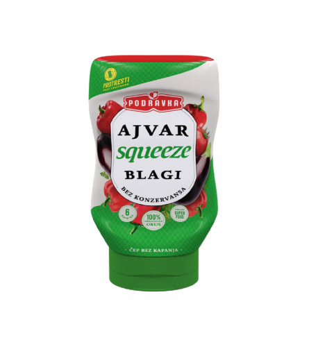 PODRAVKA Ajvar blagi Squeeze 310g