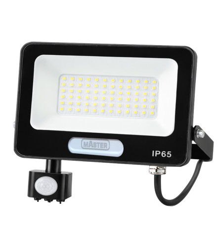MASTER Reflektor LED sa senzorom 100W 6500K AC220-240V HB24-100WS crni