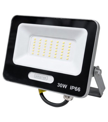 MASTER Reflektor LED 30W 6500K AC220-240V HB24-30W sivi