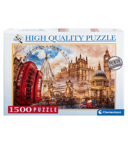 CLEMENTONI Puzzle 1500 dijelova Vintage London 402000