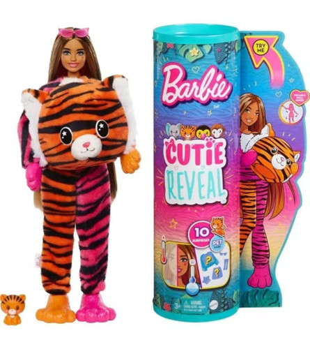 MATTEL Igračka pronađi svoju Barbie u plišanom kostimu MATTEL HKP97_6593-956A