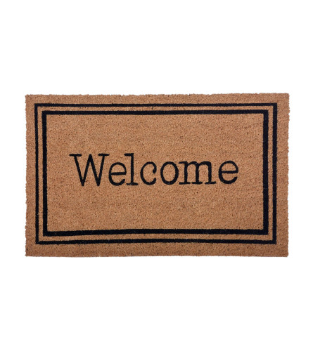 MASTER Otirač za noge PVC Kokos-Welcome with border 45x75x1,5cm