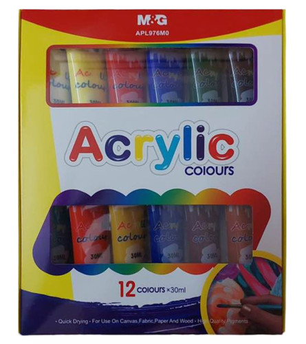 M&G Boje akrilne set 12/1 30ml APL976M0