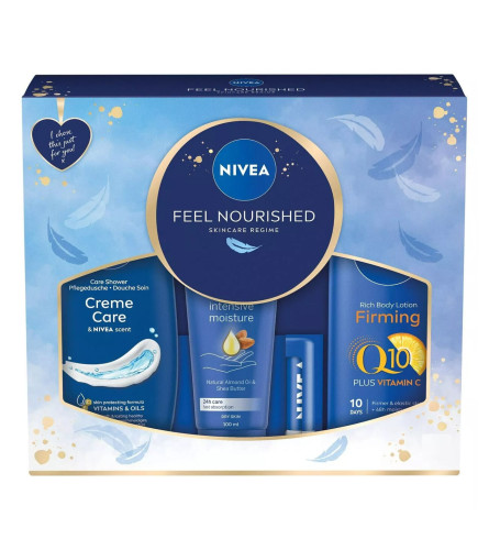 NIVEA Poklon set ženski Feel Nourished 4/1