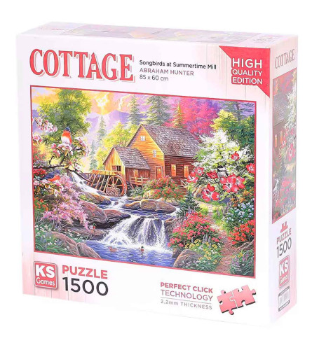 KS GAMES Igračka puzzle KUĆA U ŠUMI 1500 dijelova 22027