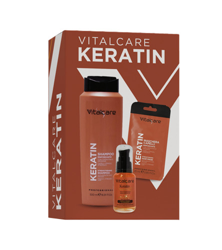 VITALCARE Poklon set ženski Keratin 3/1