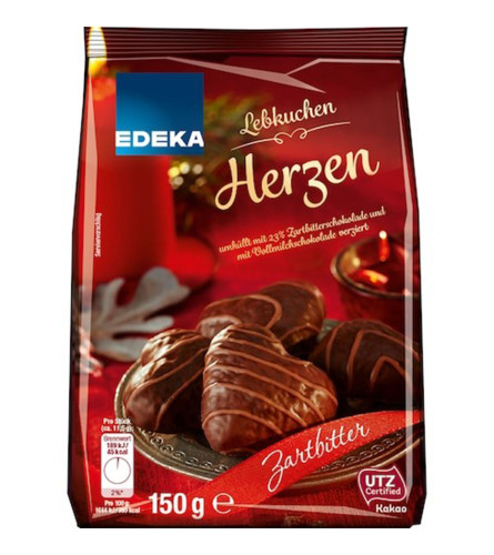 EDEKA Medeno srve preliveno mliječnom čokoladom 150g