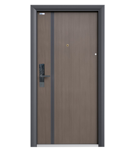 MASTER Vrata metalna sa električnom bravom 205x96x7cm D QP-Y-731 smeđa