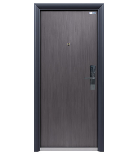 MASTER Vrata metalna sa električnom bravom 205x96x7cm L QP-Y-729 smeđa