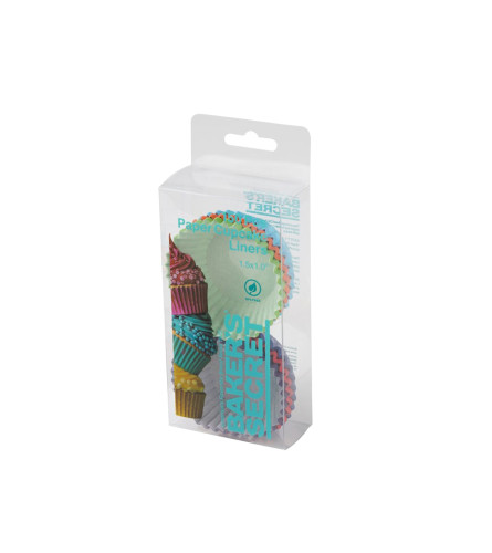 BAKERS SECRET Kalupi za mafine papirni set 150kom 4cm BS40286
