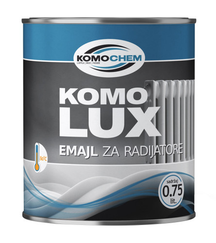 KOMOCHEM Boja emajl lak za radijatore KOMOLUX 0,75l 7290