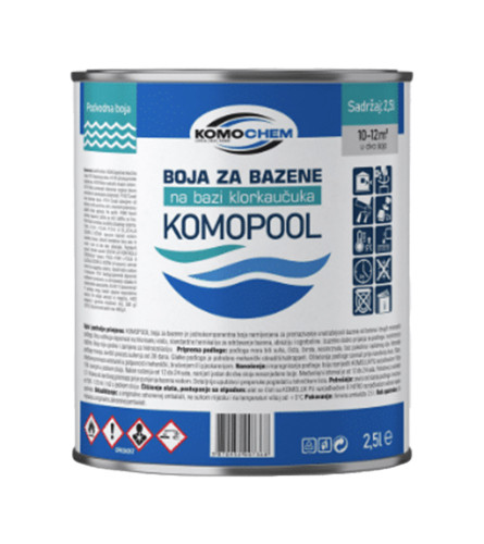 KOMOCHEM Boja za bazen KOMOPOOL 2,5k KOMOCHEM 7368